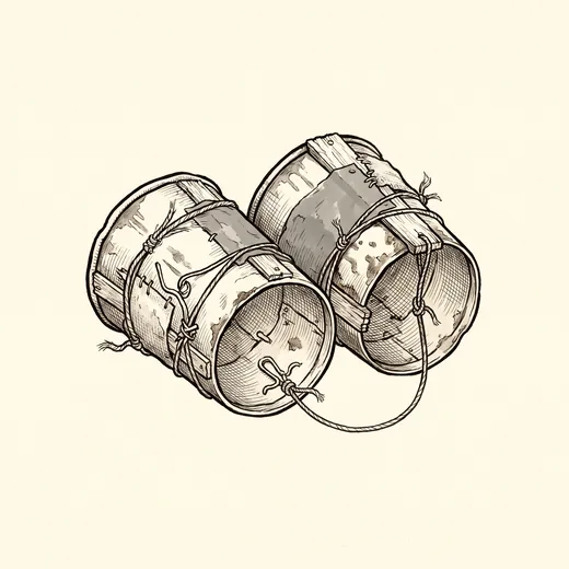 Ink drawing of the finished build.