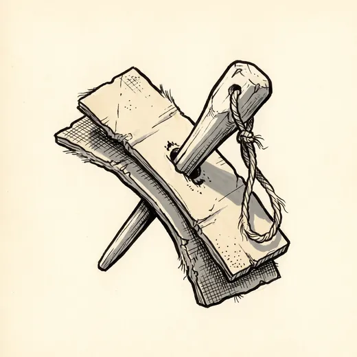 Ink drawing of the finished build.